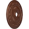 Ekena Millwork Logan Ceiling Medallion (Fits Canopies up to 6 1/8"), 24 1/4"OD x 3 7/8"ID x 2"P, Copper Penny CM24LO1CPS - alternate 3